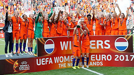 Holanda Campeona Euro Femenil 2017