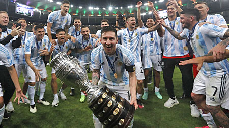 Argentina Campeón Copa América 2021 Lio Messi