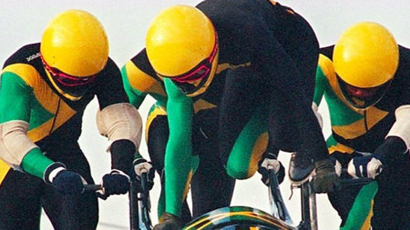 Equipo de Bobsleigh de Jamaica en Juegos Olímpicos de Invierno Calgary 1988
