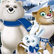 Mascota Olímpica de Invierno 2014 | Leopard, Bely Mishka y Zaika