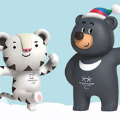 Mascota Olímpica de Invierno 2018 | Soohorang y Bandabi