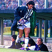 Roberto Baggio no lanzó un penalti contra su amada Fiorentina