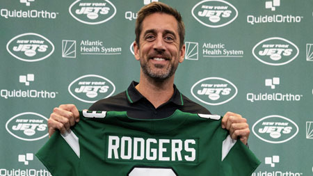 Pronósticos NFL | Aaron Rodgers es el nuevo Quarterback de los Jets de Nueva York