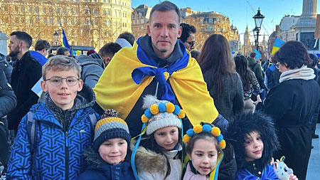 Andriy Shevchenko pide ayuda para detener la invasión en Ucrania