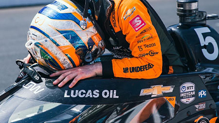 Patricio O'Ward logró el segundo lugar en la prestigiosa Indy500