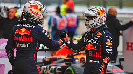 Pronósticos Fórmula 1 | Checo Pérez y Max Verstappen nuevamente lograron hacer el 1-2