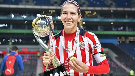 Alicia Cervantes fue la ganadora del Balón de Oro Femenil tras ser la goleadora del Clausura 2022