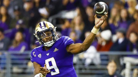 Pronósticos del futbol americano universitario: Michael Penix Jr. mariscal de campo de Washington Huskies para el Sugar Bowl 2024