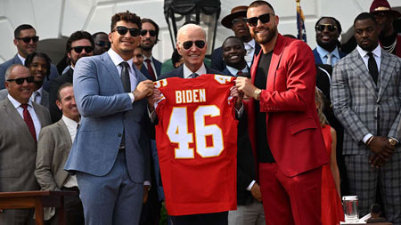 Pronósticos de la NFL | Los Kansas City Chiefs visitaron la Casa Blanca y a Joe Biden por el Super Bowl LVII