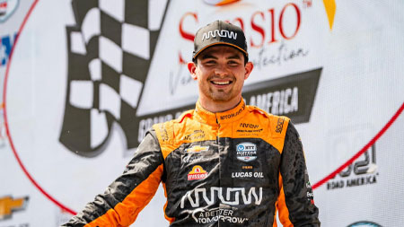 Pronósticos de la Indycar | Patricio OWard logró el tercer lugar en el Sonsio GP Road America